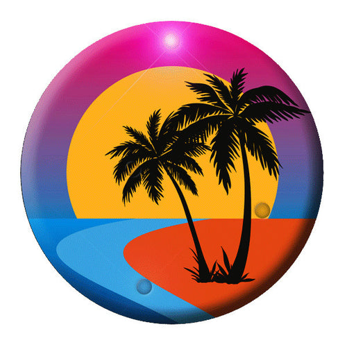 Palm Trees Flashing Body Light Lapel Pins