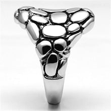 3W047 - Brass Ring Rhodium Women No Stone No Stone