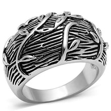 3W064 - Brass Ring Rhodium Women No Stone No Stone