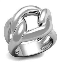 3W1074 - Brass Ring Rhodium Women No Stone No Stone