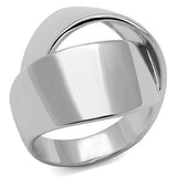 3W1311 - Brass Ring Rhodium Women No Stone No Stone