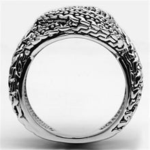 3W248 - Brass Ring Rhodium Women No Stone No Stone