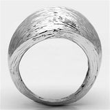 3W256 - Brass Ring Rhodium Women No Stone No Stone