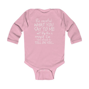 Big Bro Onesie white lettering