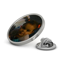 Grandpa little girl Metal Pin