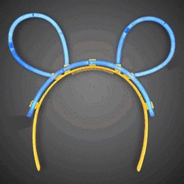 Glowstick Animal Ears Headband Assorted