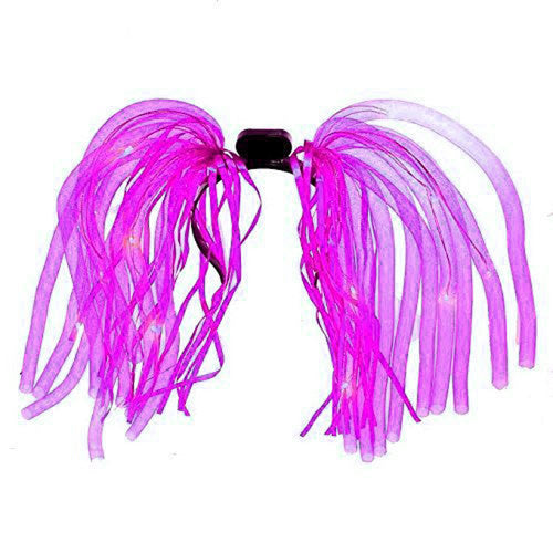 Pink LED Noodle Headband Flashing Dreads