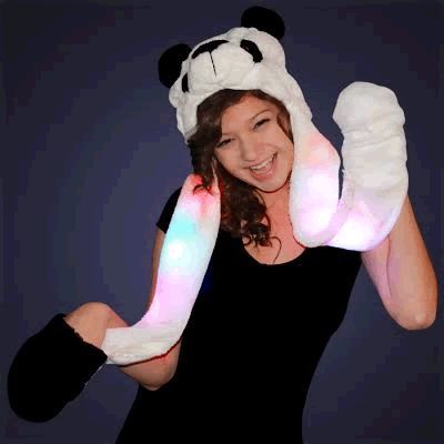 Panda Hat with LED Arms
