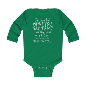 Big Bro Onesie white lettering