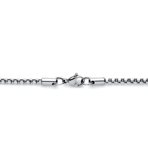 Palm Beach Men's Stainless Steel Cross Pendant