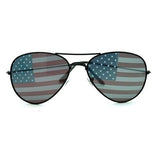 USA Flag Lens Aviator Sunglasses