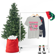 Friends dont let Friends fight Cancer Alone Unisex Jersey Short Sleeve Tee