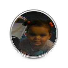 Grandpa little girl Metal Pin