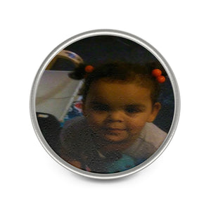 Grandpa little girl Metal Pin