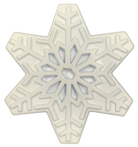 SP Snowflake Ultra Durable Nylon Dog Chew Toy for Aggressive Chewers - White