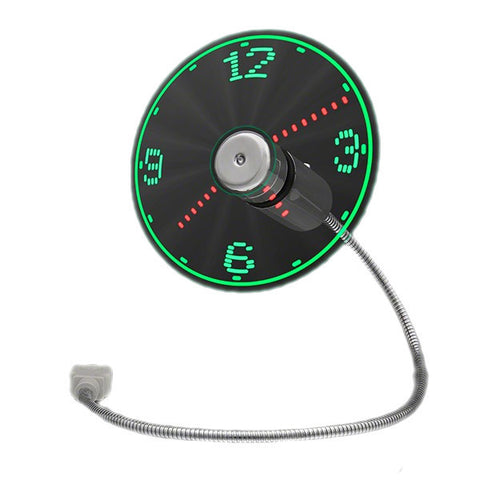 LED Fan Clock with USB Connection