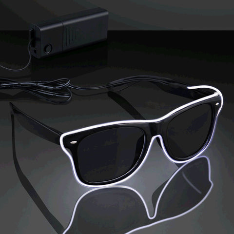 Electro Luminescent Banray Sunglasses White