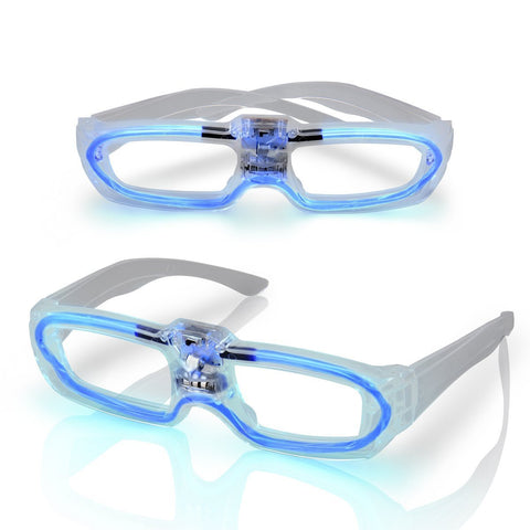 Sound Activated Glasses Blue