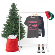 Friends dont let Friends fight Cancer Alone Unisex Jersey Short Sleeve Tee