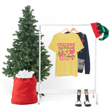 Friends dont let Friends fight Cancer Alone Unisex Jersey Short Sleeve Tee