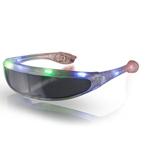 Futuristic LED Sunglasses Multicolor Premium
