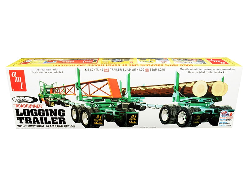 Skill 3 Model Kit Peerless Logging Trailer 