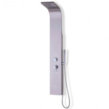 57 Inch Stainless Steel Shower Panel With Massage Jets and Hand Shower