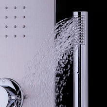 57 Inch Stainless Steel Shower Panel With Massage Jets and Hand Shower