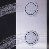 47 Inch Stainless Shower Panel with Massage Jets Hand Shower?