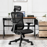 Ergonomic High Back Mesh Adjustable Swivel Office Chair-Black