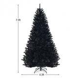 7.5 ft Hinged Artificial Halloween Christmas Tree