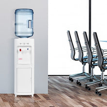 5 Gallons Hot and Cold Water Cooler Dispenser with Child Safety Lock and Compression Refrigeration Technology