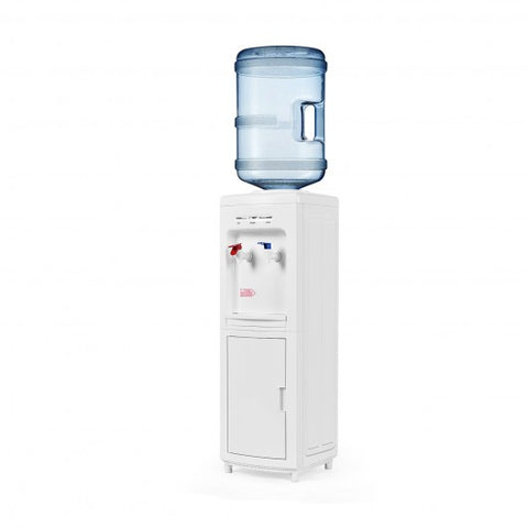 5 Gallons Hot and Cold Water Cooler Dispenser with Child Safety Lock and Compression Refrigeration Technology