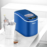 Mini Portable Compact Electric Ice Maker Machine-Navy