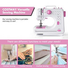 Free-Arm Crafting Mending Sewing Machine with 12 Built-in Stitched