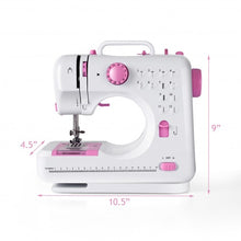 Free-Arm Crafting Mending Sewing Machine with 12 Built-in Stitched