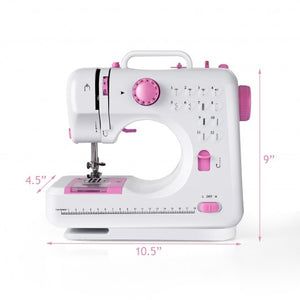 Free-Arm Crafting Mending Sewing Machine with 12 Built-in Stitched
