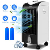 3-in-1 Portable Evaporative Air Conditioner Cooler with Filter Knob for Indoor