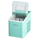 Portable Countertop Ice Maker Machine with Scoop-Green