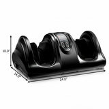Therapeutic Shiatsu Foot Massager with High Intensity Rollers-Black