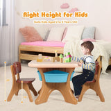 Children Kids Activity Table & Chair Set Play Furniture