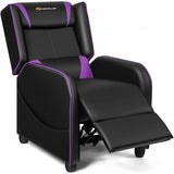 Home Massage Gaming Recliner Chair-Purple