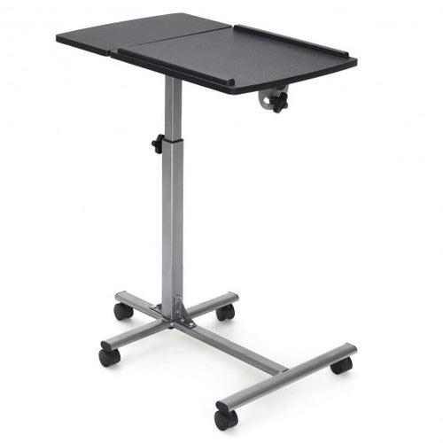 Adjustable Angle Height Rolling Laptop Table