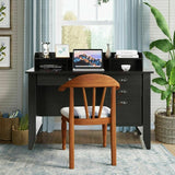 Computer desk PC/laptop writing table workstation -Black