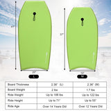 Super Surfing  Lightweight Bodyboard with Leash-L