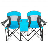 Canopy Chairs w- Cup Holder-Blue