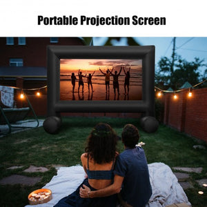 Inflatable Outdoor Movie Projector Screen with Blower-16 Feet