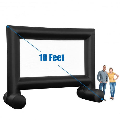 Inflatable Outdoor Movie Projector Screen with Blower-18 Feet