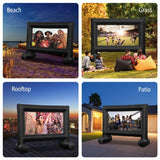 Inflatable Outdoor Movie Projector Screen with Blower-18 Feet
