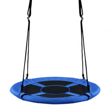 40" Flying Saucer Tree Swing Indoor Outdoor Play Set-Blue